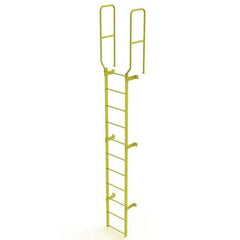 TRI-ARC - Rolling & Wall Mounted Ladders & Platforms Type: Fixed Ladder Style: Safety Cage - Apex Tool & Supply