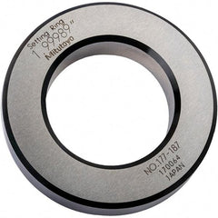 Mitutoyo - Setting Rings Inside Diameter (Decimal Inch): 2.0000 Outside Diameter (Decimal Inch): 3.3500 - Apex Tool & Supply