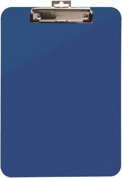 Baum/Gartens - 2 Inch Long x 11 Inch Wide, Clip Board - Blue - Apex Tool & Supply