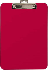 Baum/Gartens - 13-1/4 Inch Long x 9-1/4 Inch Wide, Clip Board - Red - Apex Tool & Supply