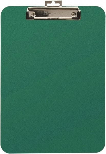 Baum/Gartens - 11 Inch Long x 8-1/2 Inch Wide, Clip Board - Green - Apex Tool & Supply