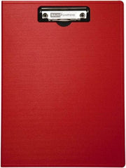 Baum/Gartens - 13-1/4 Inch Long x 9-1/4 Inch Wide, Clip Board - Red - Apex Tool & Supply