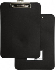 Baum/Gartens - 12-1/2 Inch Long x 9 Inch Wide, Clip Board - Black - Apex Tool & Supply