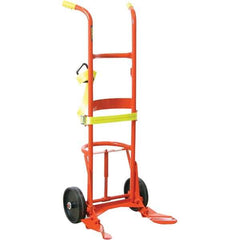 Wesco Industrial Products - 1,000 Lb Load Capacity, 30, 55 & 85 Gal Pail Tipper - 23-3/4" Wide x 60" High, 2 Steel Wheels - Apex Tool & Supply