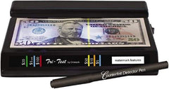 Dri-Mark - Black Counterfeit Detector Marker - Felt Tip, Chemically Sensitive Ink - Apex Tool & Supply