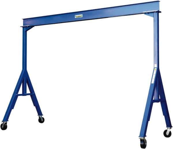 Vestil - 6,000 Lb Load Capacity, Steel Gantry Crane - 9-31/32' Span - Apex Tool & Supply