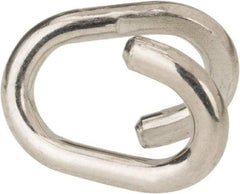 Value Collection - Q235 Grade Blue Zinc Plating A3 Open End Link - 1/2" Diameter, 1,700 Lb Load Limit - Apex Tool & Supply