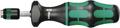 Wera - 1 Piece, 0.3 to 1 N/m, Adjustable Torque Limiting Screwdriver - 0.025" Drive - Apex Tool & Supply