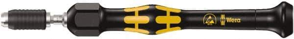 Wera - 1 Piece, 0.02 to 0.06 N/m, Adjustable Torque Limiting Screwdriver - 0.1575" Drive - Apex Tool & Supply