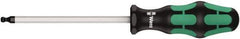 Wera - 1/2" Hex Ball End Driver - 6" Bade Length, Ergonomic Cushion Grip Handle, 267mm OAL - Apex Tool & Supply