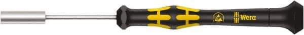 Wera - 5mm Solid Shaft ESD Nutdriver - Ergonomic Handle, 157mm OAL - Apex Tool & Supply