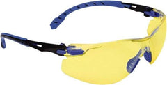 3M - Amber Lenses, Framed Safety Glasses - Anti-Fog, Size Universal, Over the Glasses - Apex Tool & Supply