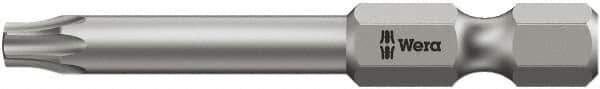 Wera - 1/4" Drive T27 Torx Plus Screwdriver Bit - 2" OAL, Tamper Resistant Bit - Apex Tool & Supply