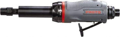 Proto - 1/4" Collet, Straight Handle, Straight Air Die Grinder - 23,000 RPM, Rear Exhaust, 4 CFM, 0.5 hp, 90 psi, 1/4" Inlet - Apex Tool & Supply
