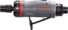 Proto - 1/4" Collet, Straight Handle, Straight Air Die Grinder - 30,000 RPM, Rear Exhaust, 2.7 CFM, 0.3 hp, 90 psi, 1/4" Inlet - Apex Tool & Supply