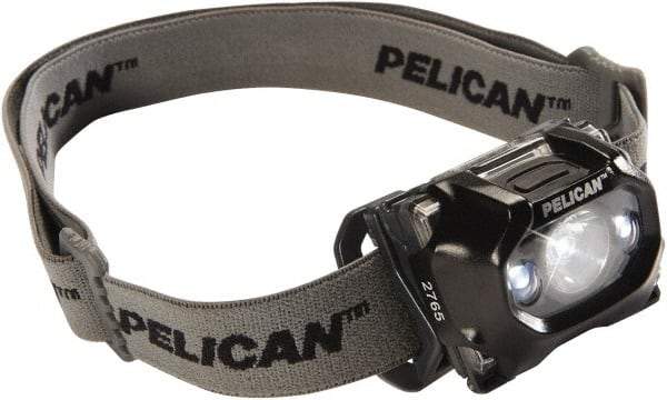 Pelican Products, Inc. - White LED Bulb, 105 Lumens, Hands-free Flashlight - Black Plastic Body, 3 AAA Alkaline Batteries Included - Apex Tool & Supply