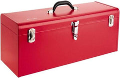 Kennedy - 1 Tray Tool Box - 24-1/8" Wide x 8-5/8" Deep x 9-3/4" High, Steel, Red - Apex Tool & Supply