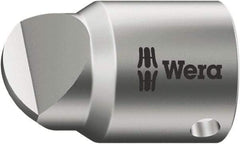Wera - 1/4" Drive, #6 Point, Standard Slotted Screwdriver Socket - #6 Point - Apex Tool & Supply