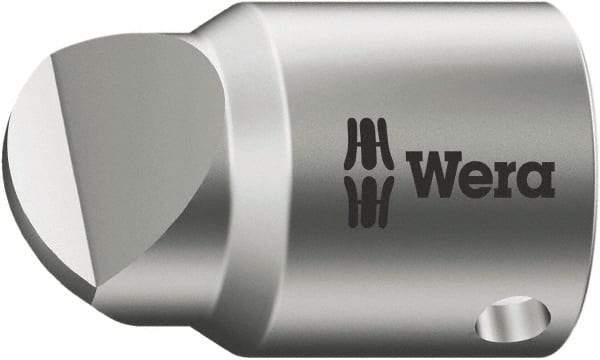 Wera - 1/4" Drive, #5 Point, Standard Slotted Screwdriver Socket - #5 Point - Apex Tool & Supply