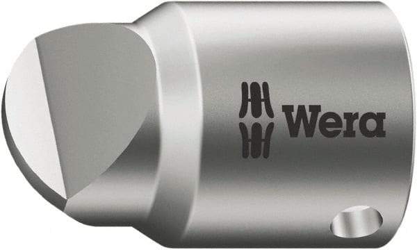 Wera - 1/4" Drive, #3 Point, Standard Slotted Screwdriver Socket - #3 Point - Apex Tool & Supply