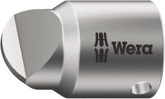 Wera - 1/4" Drive, #3 Point, Standard Slotted Screwdriver Socket - #3 Point - Apex Tool & Supply