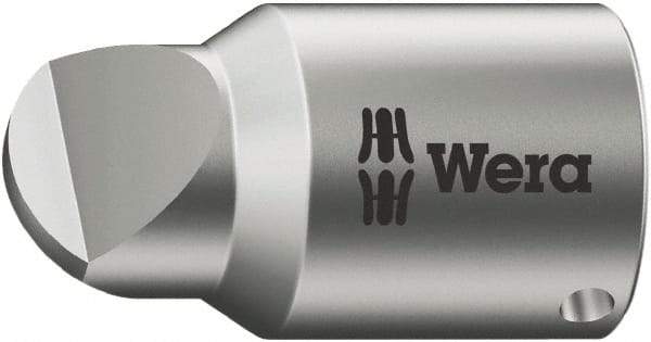 Wera - 1/4" Drive, #3 Point, Standard Slotted Screwdriver Socket - #3 Point - Apex Tool & Supply