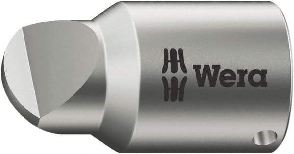 Wera - 1/4" Drive, #1 Point, Standard Slotted Screwdriver Socket - #1 Point - Apex Tool & Supply