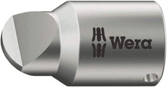 Wera - 1/4" Drive, #1 Point, Standard Slotted Screwdriver Socket - #1 Point - Apex Tool & Supply