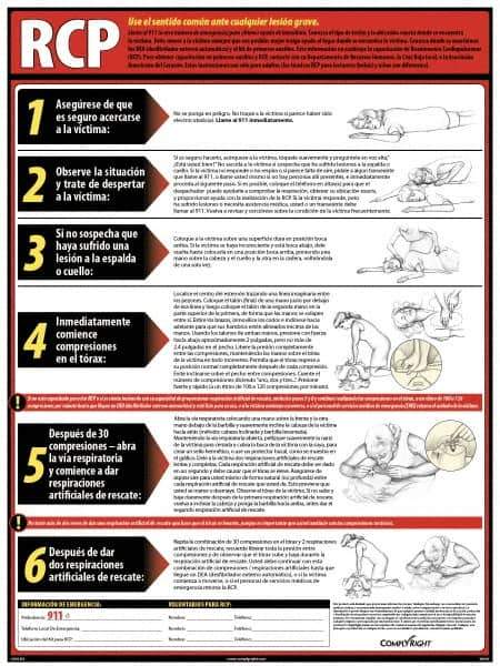 ComplyRight - Regulatory Compliance General Safety & Accident Prevention Training Kit - Spanish, 18" Wide x 24" High - Apex Tool & Supply