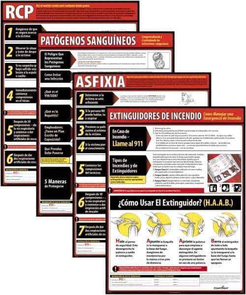 ComplyRight - Regulatory Compliance General Safety & Accident Prevention Training Kit - English, 18" Wide x 24" High - Apex Tool & Supply