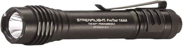 Streamlight - White LED Bulb, 70 Lumens, Industrial/Tactical Flashlight - Black Aluminum Body, 1 AAA Alkaline Battery Included - Apex Tool & Supply