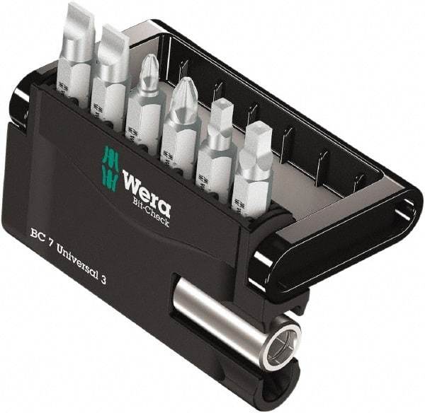 Wera - Posidriv Bit Set - 1/4" Drive - Apex Tool & Supply