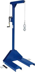 Vestil - 500 Lb Capacity, 77-1/4" Lift Pallet Truck Hoist - 1-7/8" Min Lift Height, 30" Fork Length x 7-5/8" Fork Width, 30" Overall Width - Apex Tool & Supply