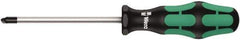 Wera - 3-1/8" Blade Length Tri-Point Screwdriver - Apex Tool & Supply