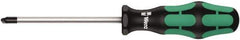 Wera - 3-1/8" Blade Length Tri-Point Screwdriver - Apex Tool & Supply