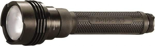 Streamlight - White LED Bulb, 2,200 Lumens, Industrial/Tactical Flashlight - Black Aluminum Body, 4 CR123A Lithium Batteries Included - Apex Tool & Supply