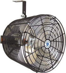 Schaefer Ventilation Equipment - 12" Blade, 1/10 hp, 1,470 CFM, Variable Speed Industrial Circulation Fan - Ceiling Mount, 1 Speed - Apex Tool & Supply