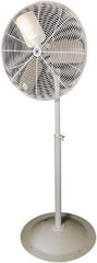 Schaefer Ventilation Equipment - 30" Blade, 1/2 hp, 8,500 & 9,600 CFM, Oscillating Industrial Circulation Fan - Pedestal, 2 Speed - Apex Tool & Supply