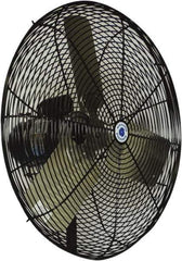 Schaefer Ventilation Equipment - 30" Blade, 1/2 hp, 8,500 & 9,600 CFM, Oscillating Industrial Circulation Fan - Fan Head Only, 2 Speed - Apex Tool & Supply