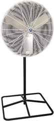 Schaefer Ventilation Equipment - 30" Blade, 1/2 hp, 7,000 & 9,420 CFM, Industrial Circulation Fan - Pedestal, 2 Speed - Apex Tool & Supply