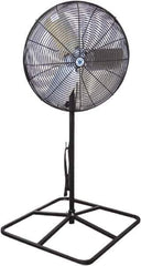 Schaefer Ventilation Equipment - 36" Blade, 1/2 hp, 8,750 & 12,120 CFM, Industrial Circulation Fan - Pedestal, 2 Speed - Apex Tool & Supply