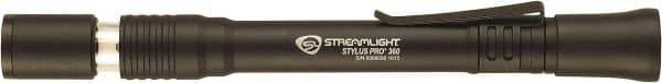Streamlight - White LED Bulb, 65 Lumens, Mini Flashlight - Black Aluminum Body, 2 AAA Alkaline Batteries Included - Apex Tool & Supply