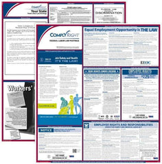 ComplyRight - Regulatory Compliance Labor Law Training Kit - English, 27" Wide x 39" High - Apex Tool & Supply