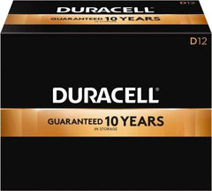 Duracell - Size D, Alkaline, 12 Pack, Standard Battery - 1.5 Volts, Button Tab Terminal, LR20, ANSI 13A Regulated - Apex Tool & Supply