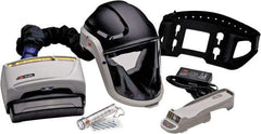 3M - Size Adjustable, Adjustable PAPR System - Hard Hat with Face Shield Headgear, Window, Auto Darkening Filter, Use for Heavy Industry & Healthcare - Apex Tool & Supply