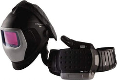 3M - Size Adjustable, Adjustable PAPR System - Hard Hat with Face Shield Headgear, Welding Window, Auto Darkening Filter, Use for Welding - Apex Tool & Supply