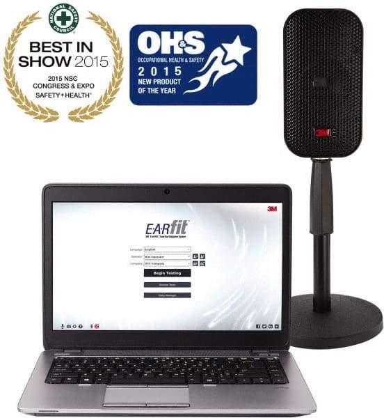 3M - Fit Testers Type: Earplug Fit Testing System Contents: Software; Speaker; Impact Resistant Carrying Case - Apex Tool & Supply