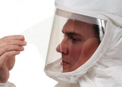 3M - Multi-Layer Peel-Off Visor Cover - Clear, For PAPR Systems, Compatible with S-600, S-700 & S-800 Series Hoods - Apex Tool & Supply