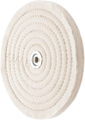 Value Collection - 10" Diam x 3/4" Thick Unmounted Buffing Wheel - 60 Ply, Polishing, 1" Arbor Hole, Medium Density - Apex Tool & Supply
