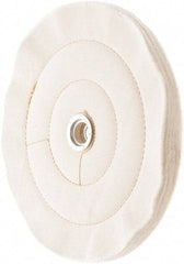 Value Collection - 10" Diam x 1/2" Thick Unmounted Buffing Wheel - 50 Ply, Polishing, 7/8" Arbor Hole, Medium Density - Apex Tool & Supply